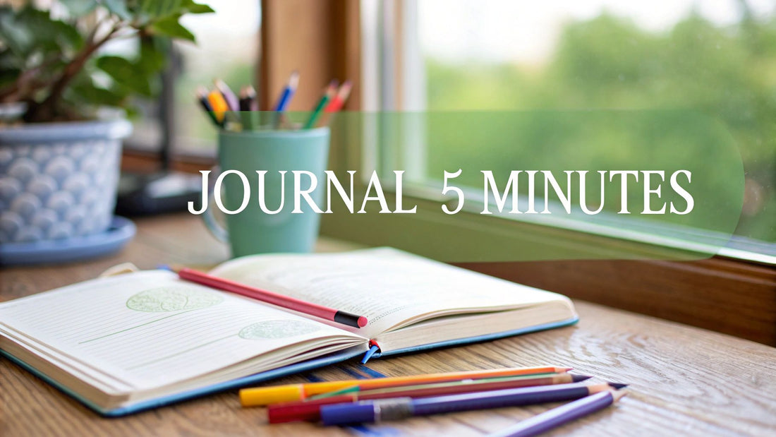 Le journal 5 minutes : le guide pour accompagner votre enfant vers l'épanouissement