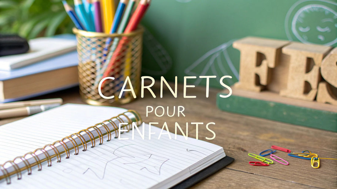 Le guide des journaux et carnets pour enfants de 6 à 12 ans
