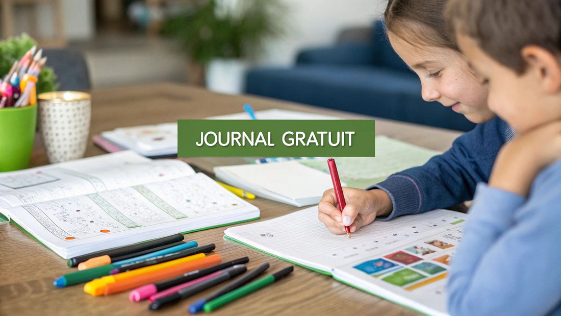 Journal pour les jeunes gratuit : un outil pour cultiver le bien-être et la créativité