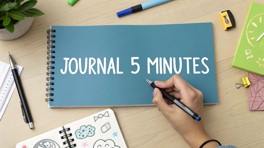 Le five minutes journal pour enfant : un rituel simple pour cultiver le bonheur en famille