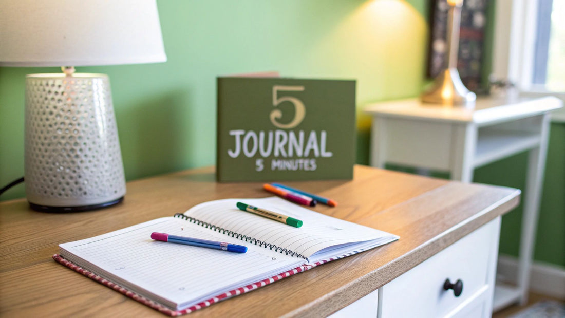 Le journal 5 minutes : le guide pour accompagner votre enfant vers l'épanouissement