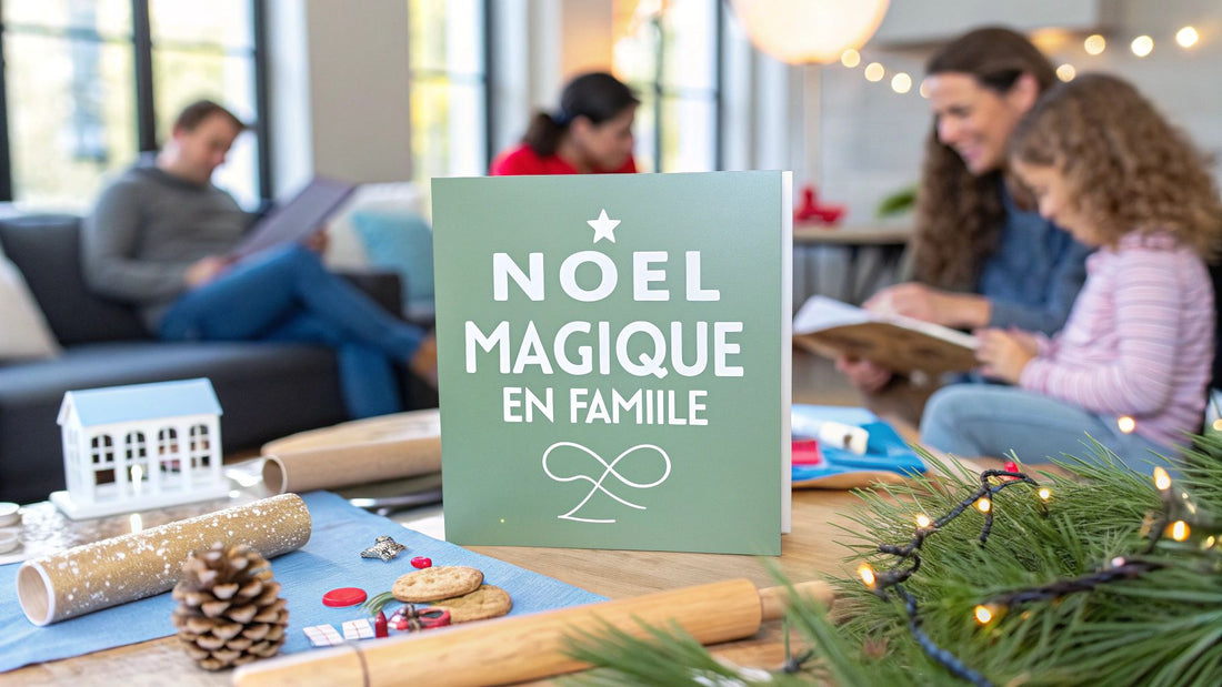 Un Noël magique et créatif en famille