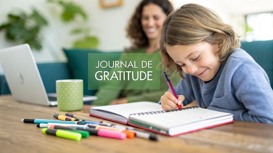 Journal de gratitude : Le guide pour cultiver le bonheur en famille